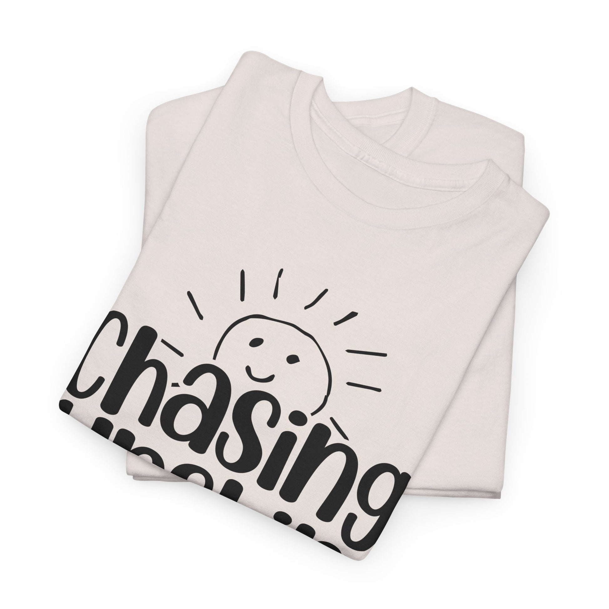 Chasing Susnhine, Summer Unisex Heavy Cotton Tee