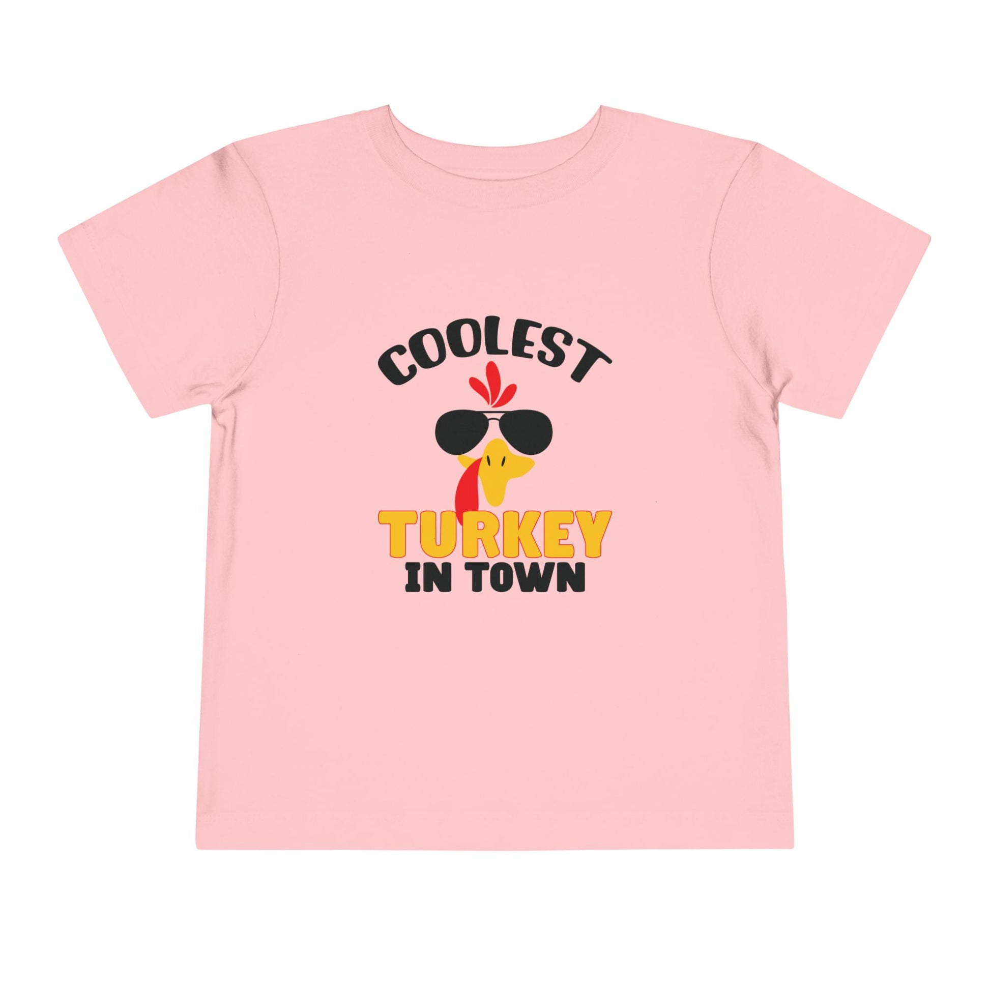 Coolest Turkey in Town Toddler Short Sleeve Tee