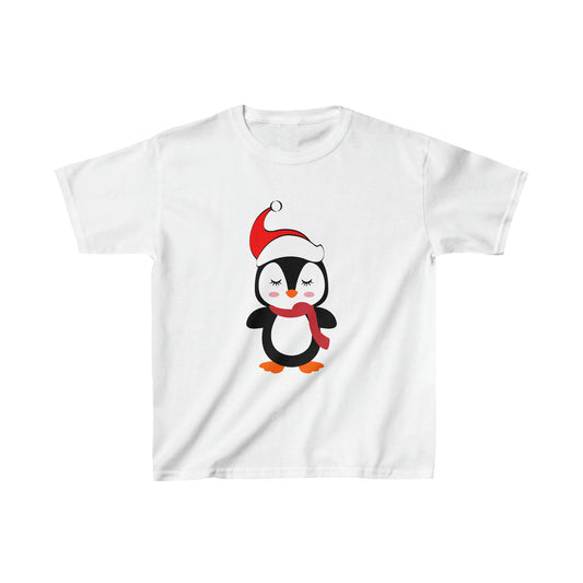 Christmas Girl Penguin Kids Heavy Cotton™ Tee - Actious