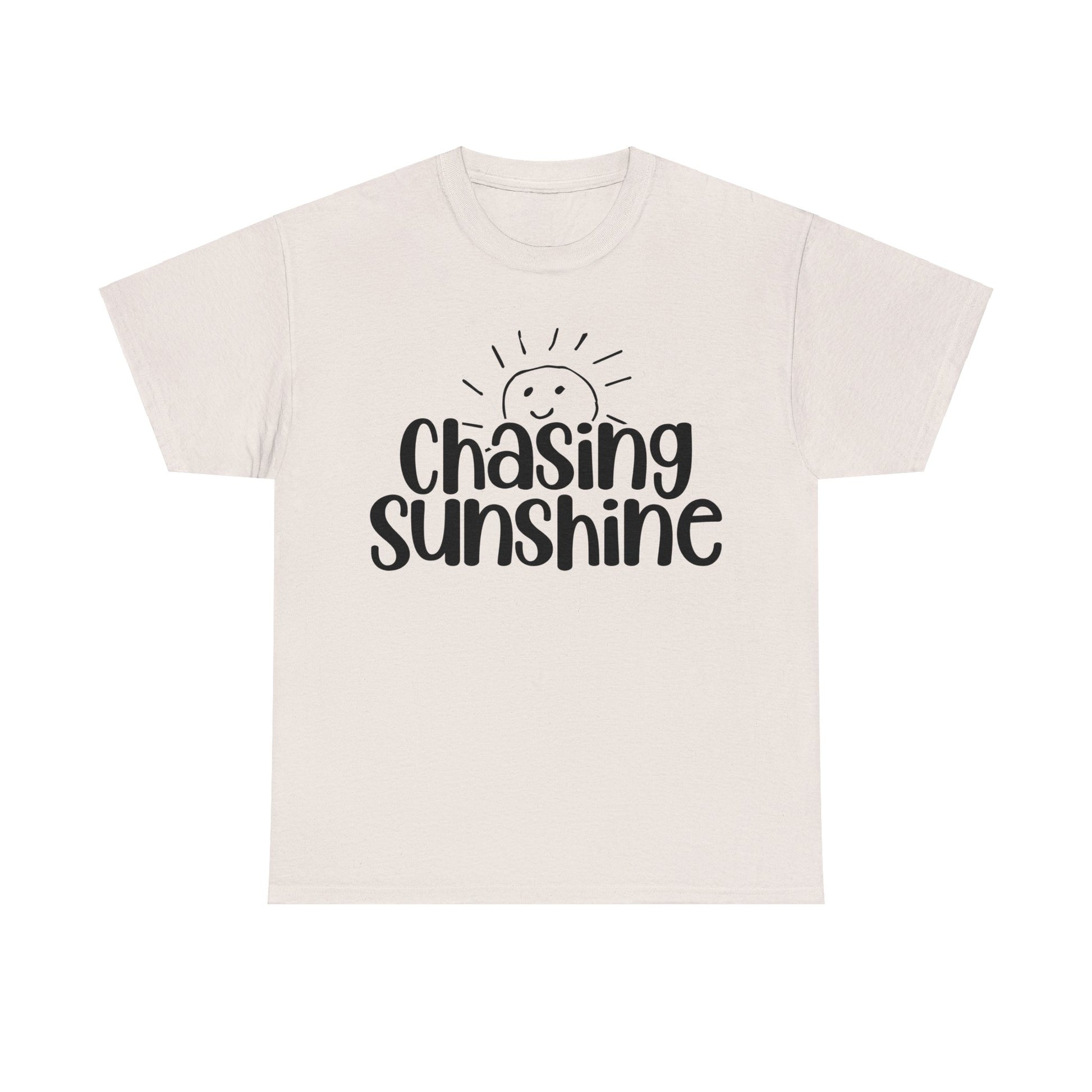 Chasing Susnhine, Summer Unisex Heavy Cotton Tee