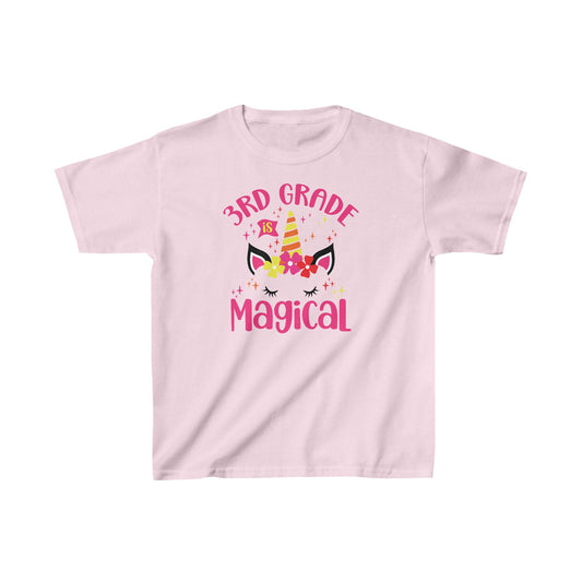 3 Grade is Magical, back to school, Kids Heavy Cotton™ Tee