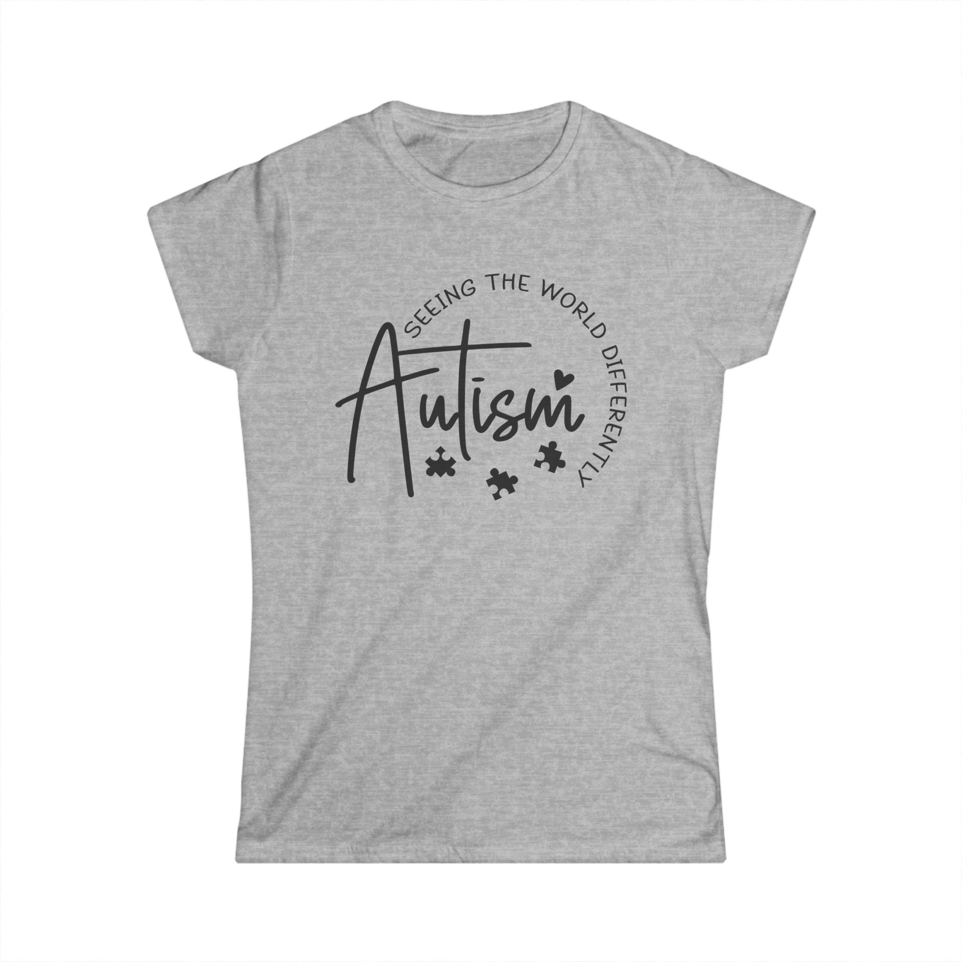 Autism support t-shirt, Women's Softstyle Tee