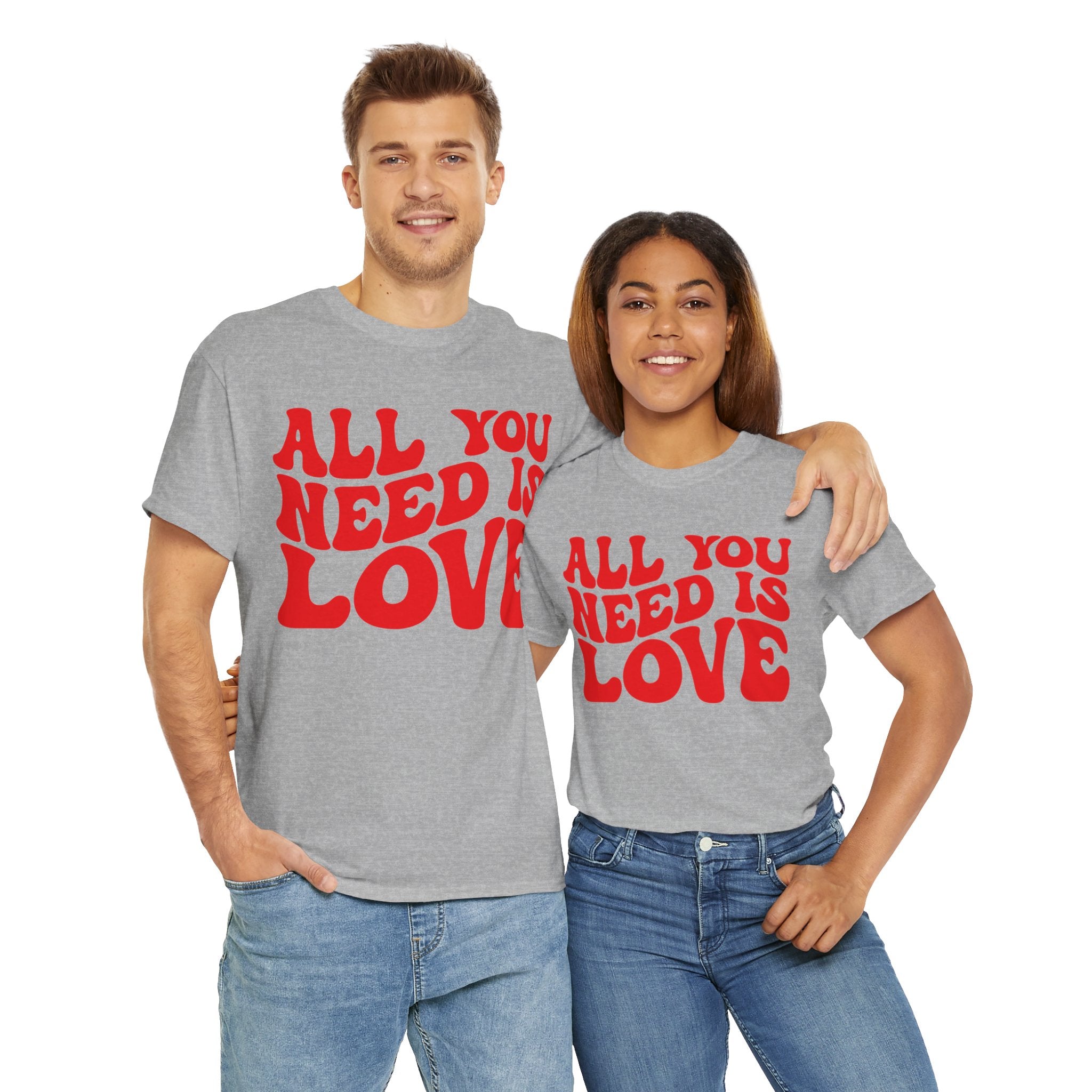 All You Need Is Love Unisex Heavy Cotton Tee