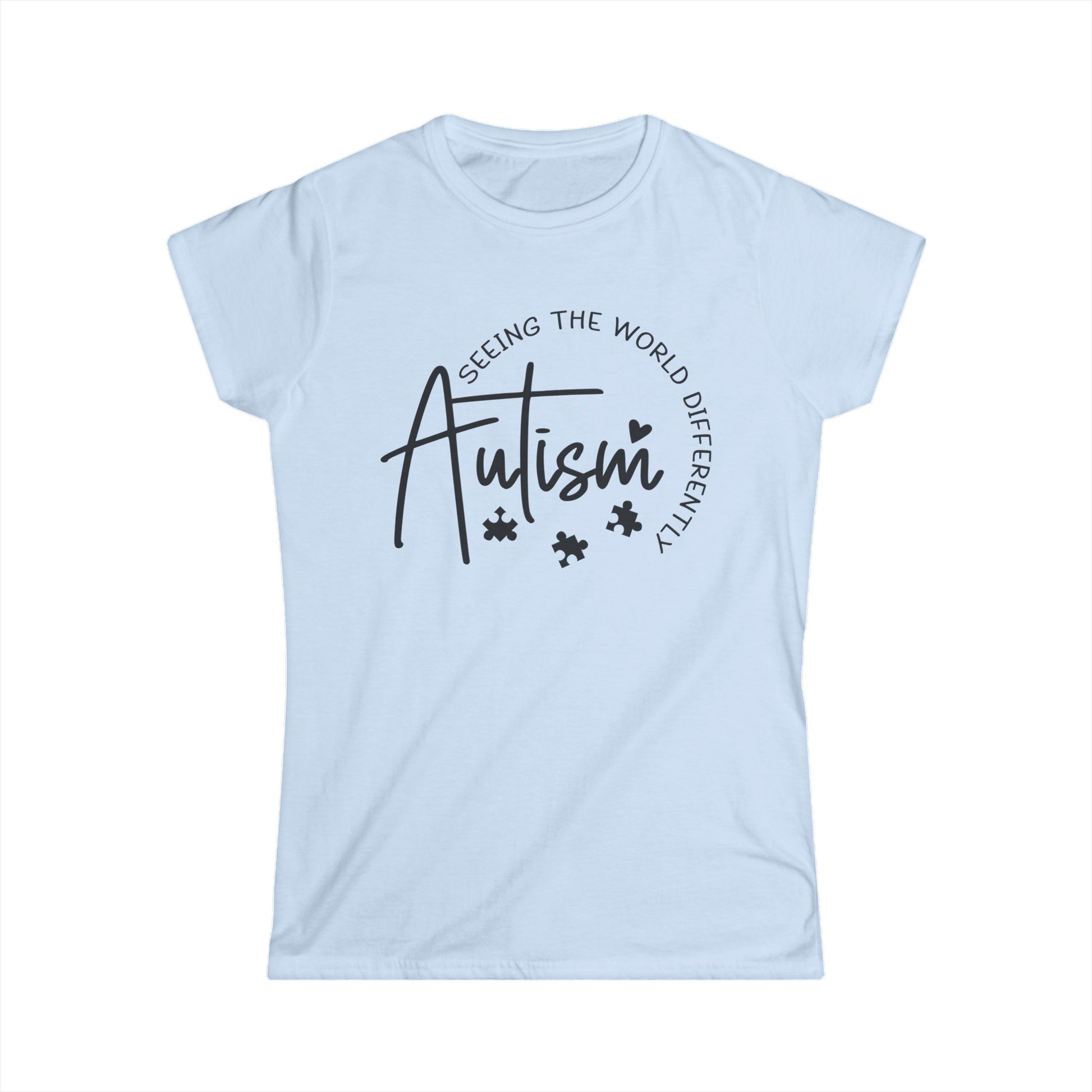 Autism support t-shirt, Women's Softstyle Tee