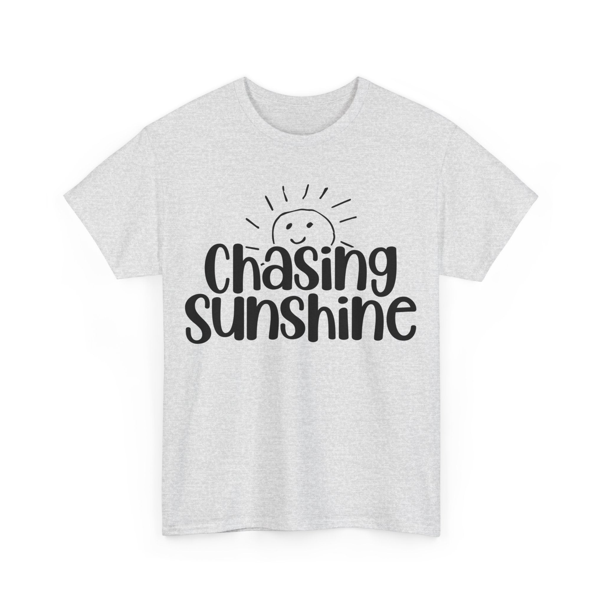 Chasing Susnhine, Summer Unisex Heavy Cotton Tee