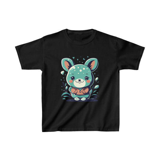 Charming Kawaii Anime illustration Kids Heavy Cotton™ Tee