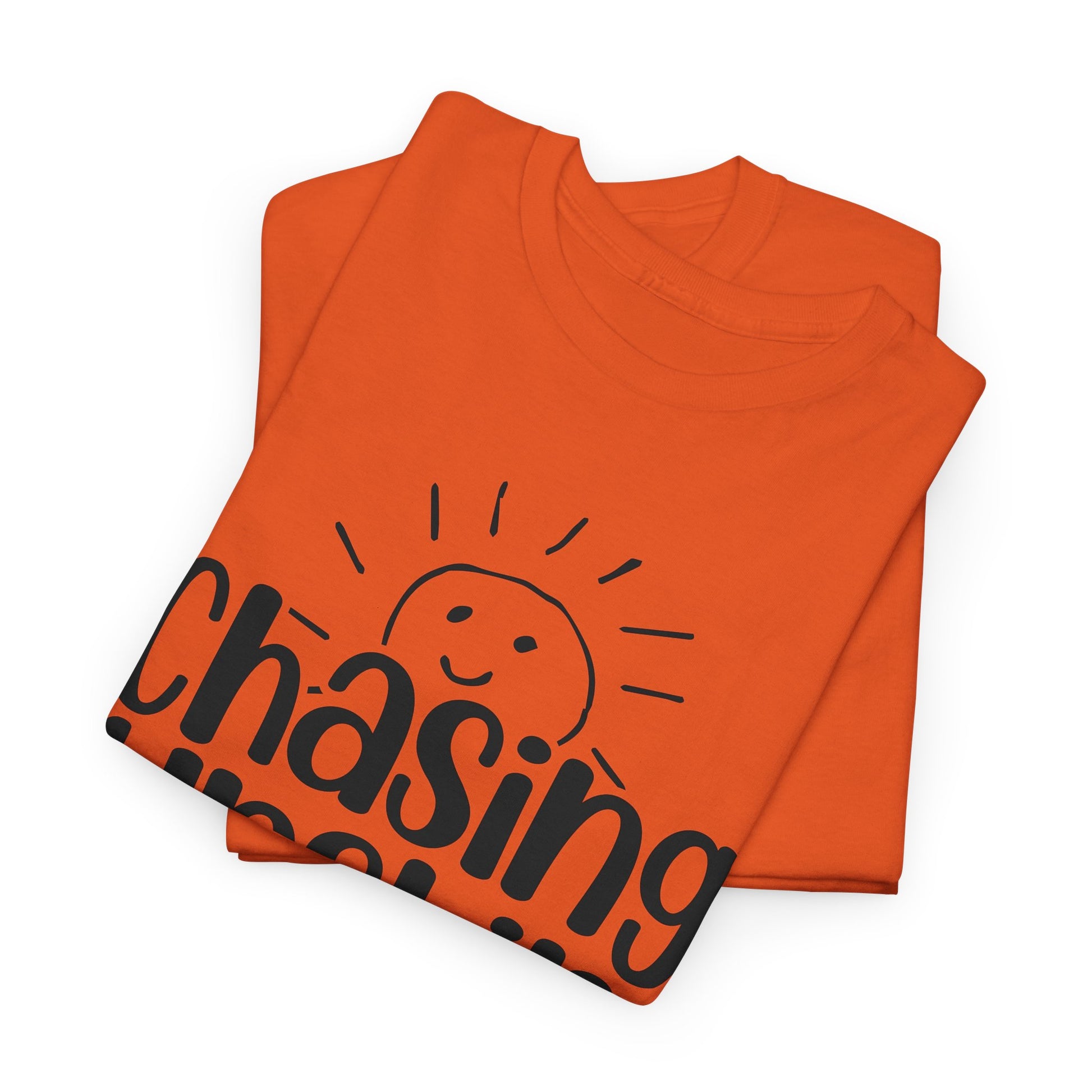 Chasing Susnhine, Summer Unisex Heavy Cotton Tee