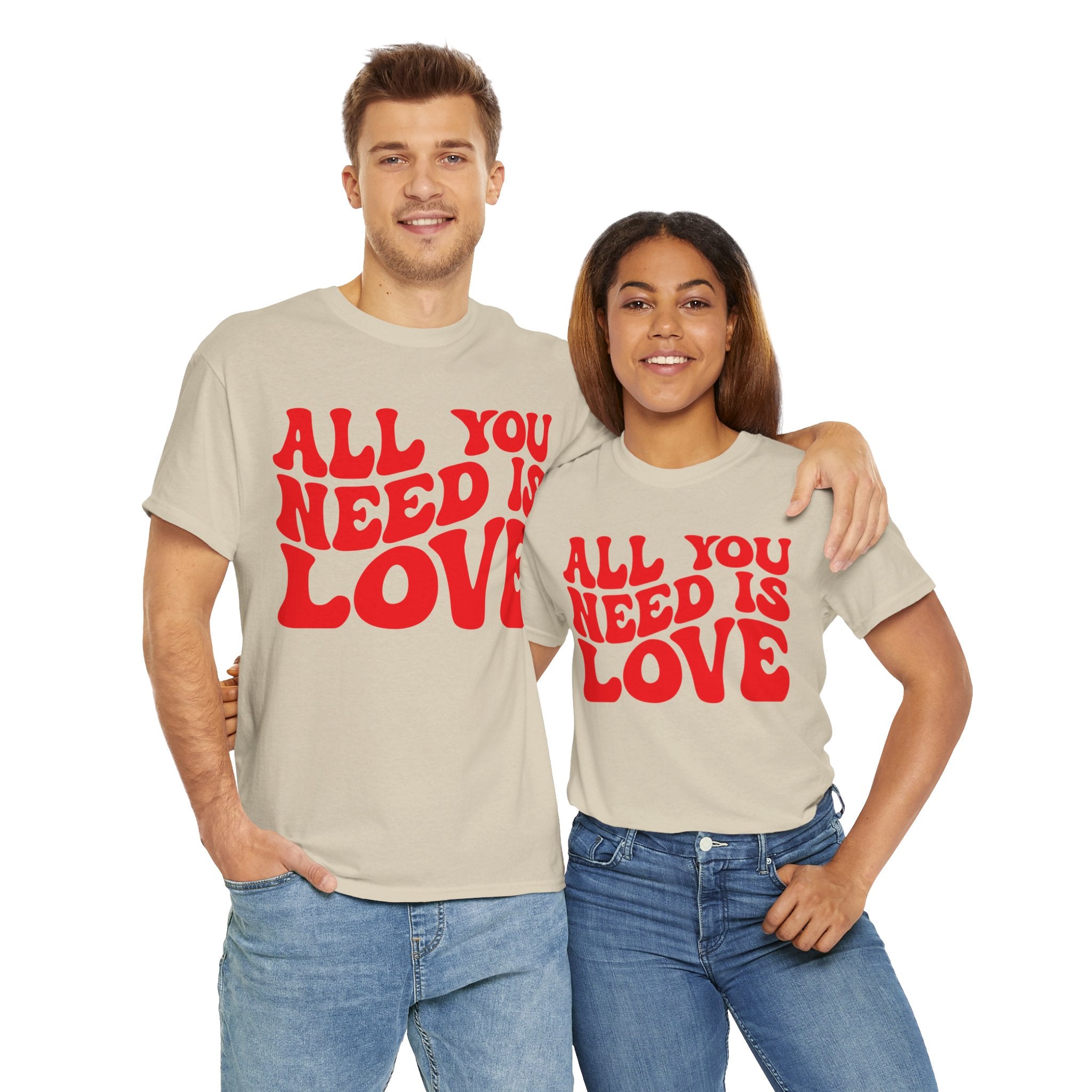 All You Need Is Love Unisex Heavy Cotton Tee