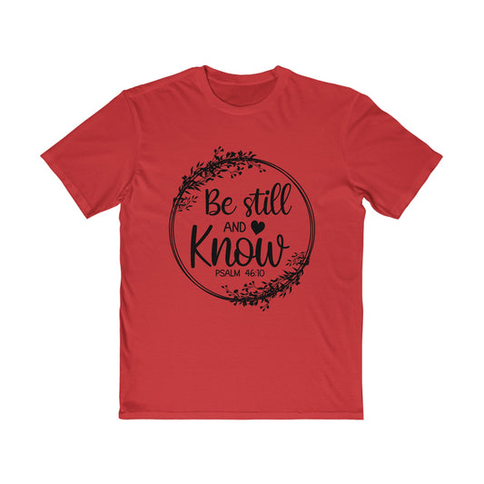 Be still and know, Bible quotes, Men's Very Important Tee