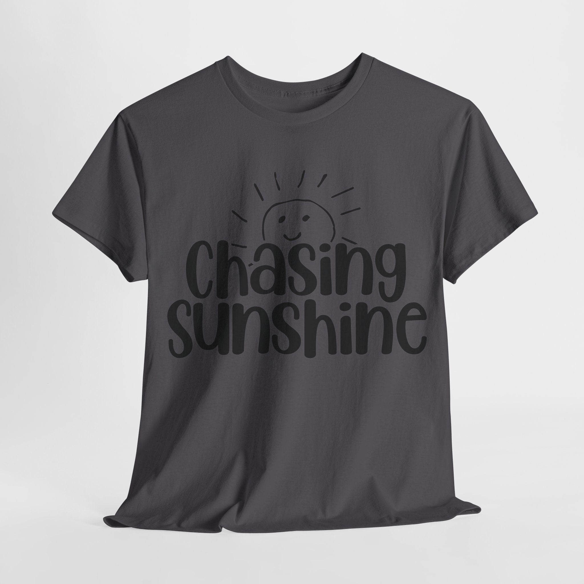 Chasing Susnhine, Summer Unisex Heavy Cotton Tee