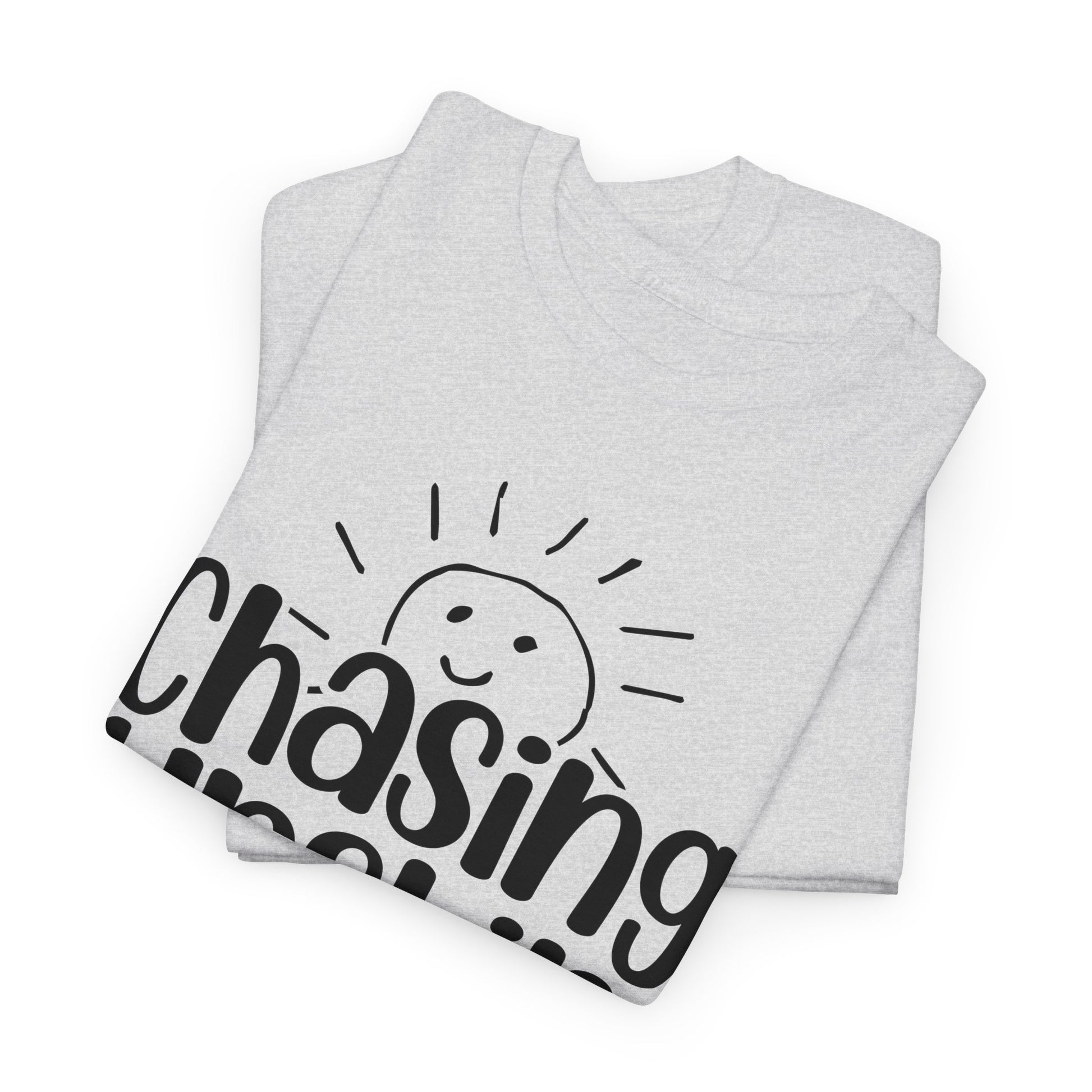 Chasing Susnhine, Summer Unisex Heavy Cotton Tee