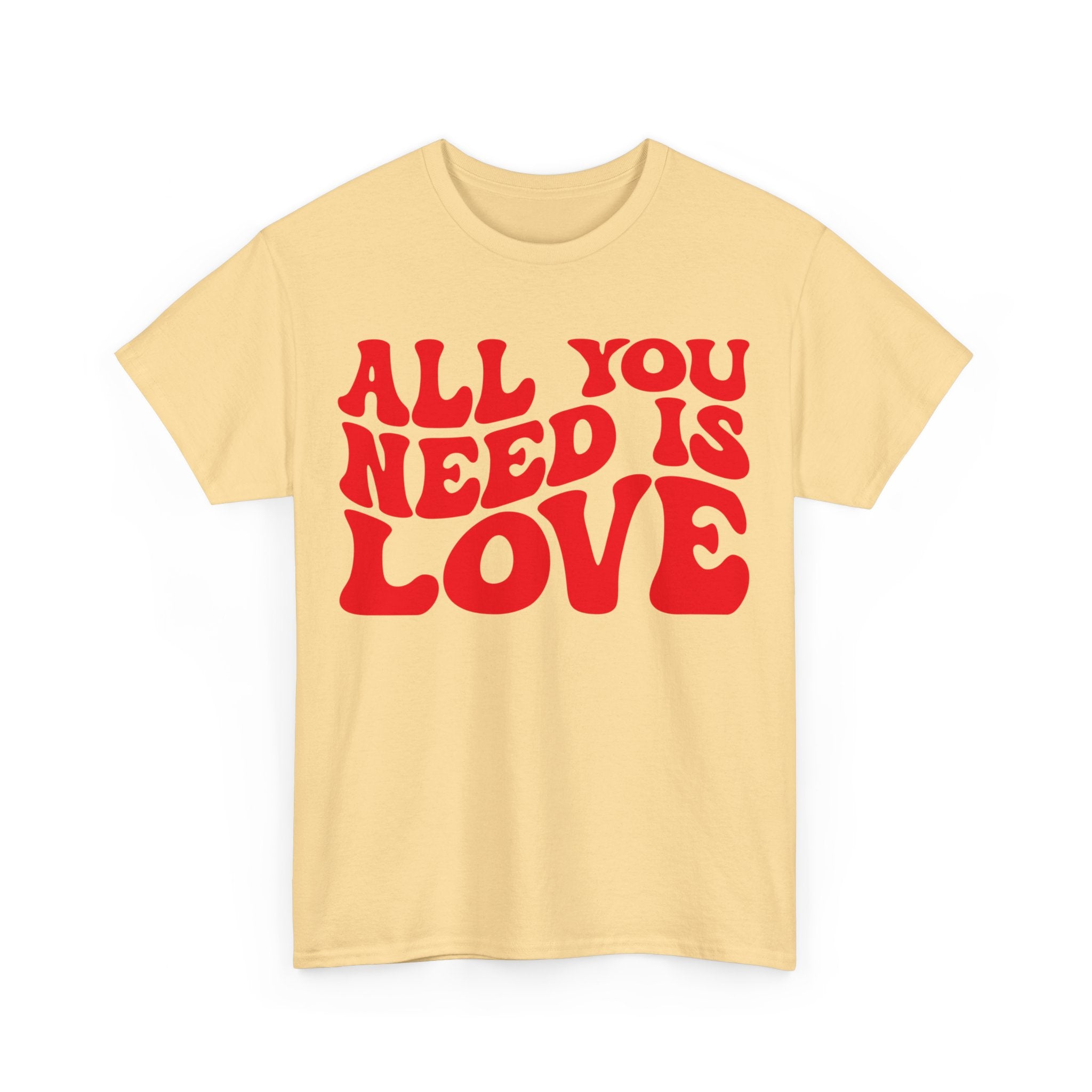 All You Need Is Love Unisex Heavy Cotton Tee