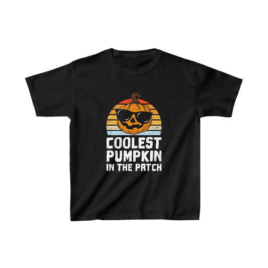 Coolest pumpkin in the patch Halloween Kids Heavy Cotton™ Tee, kids halloween t-shirt