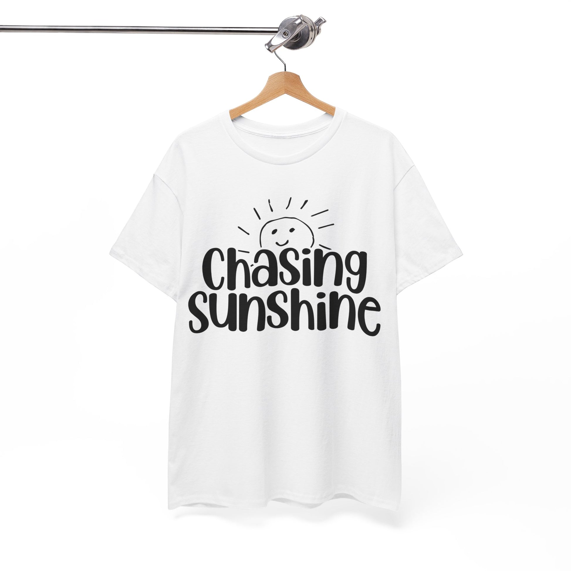 Chasing Susnhine, Summer Unisex Heavy Cotton Tee