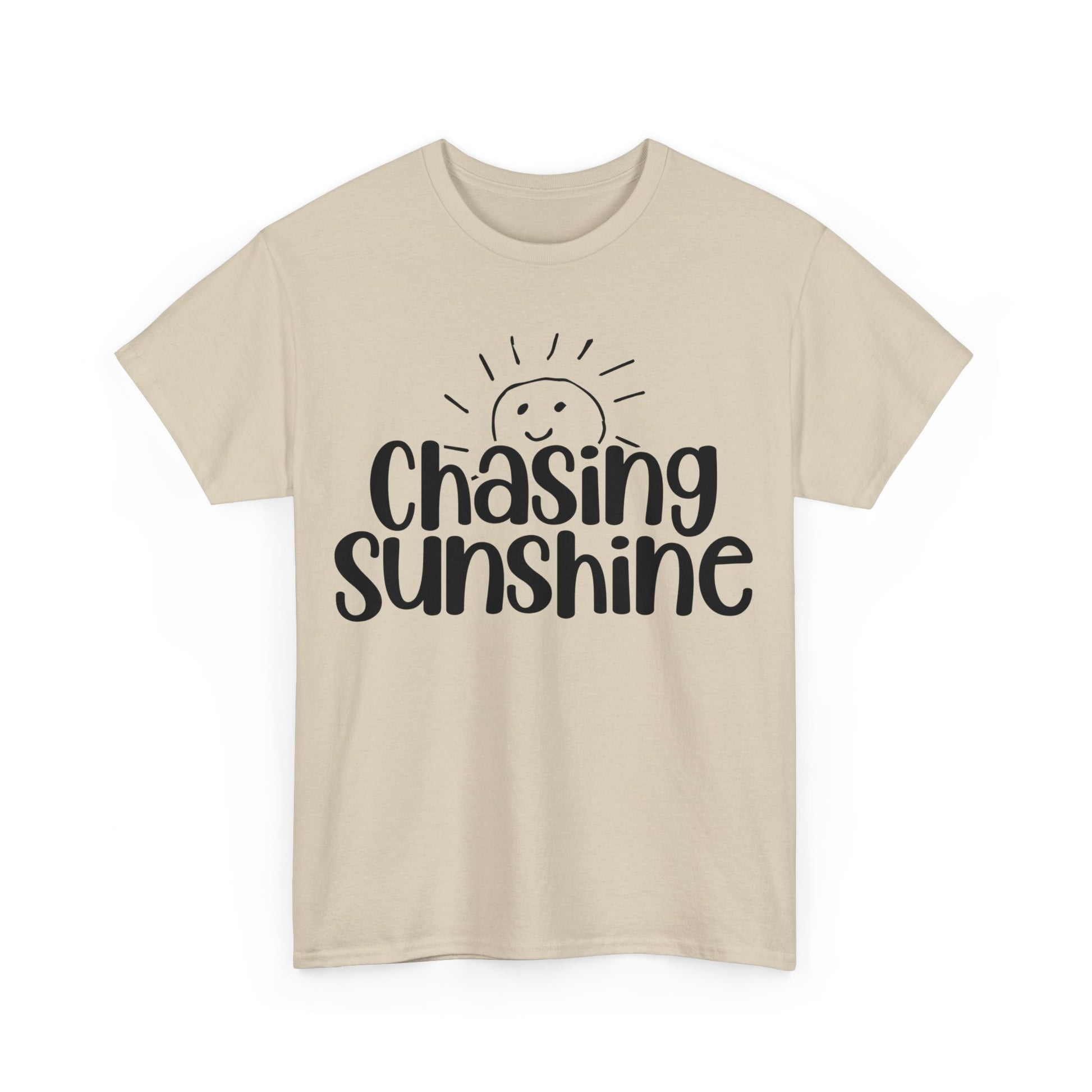 Chasing Susnhine, Summer Unisex Heavy Cotton Tee