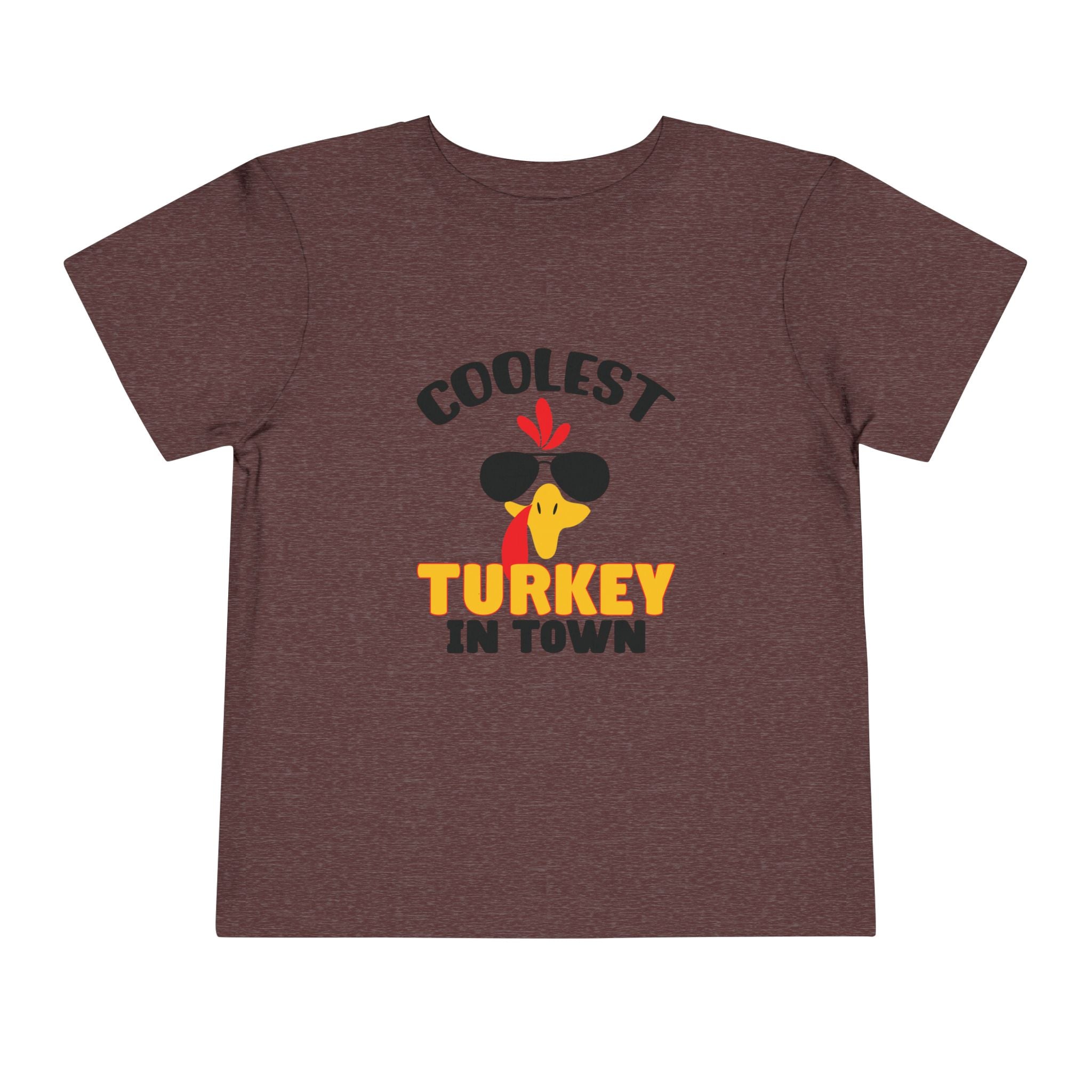 Coolest Turkey in Town Toddler Short Sleeve Tee