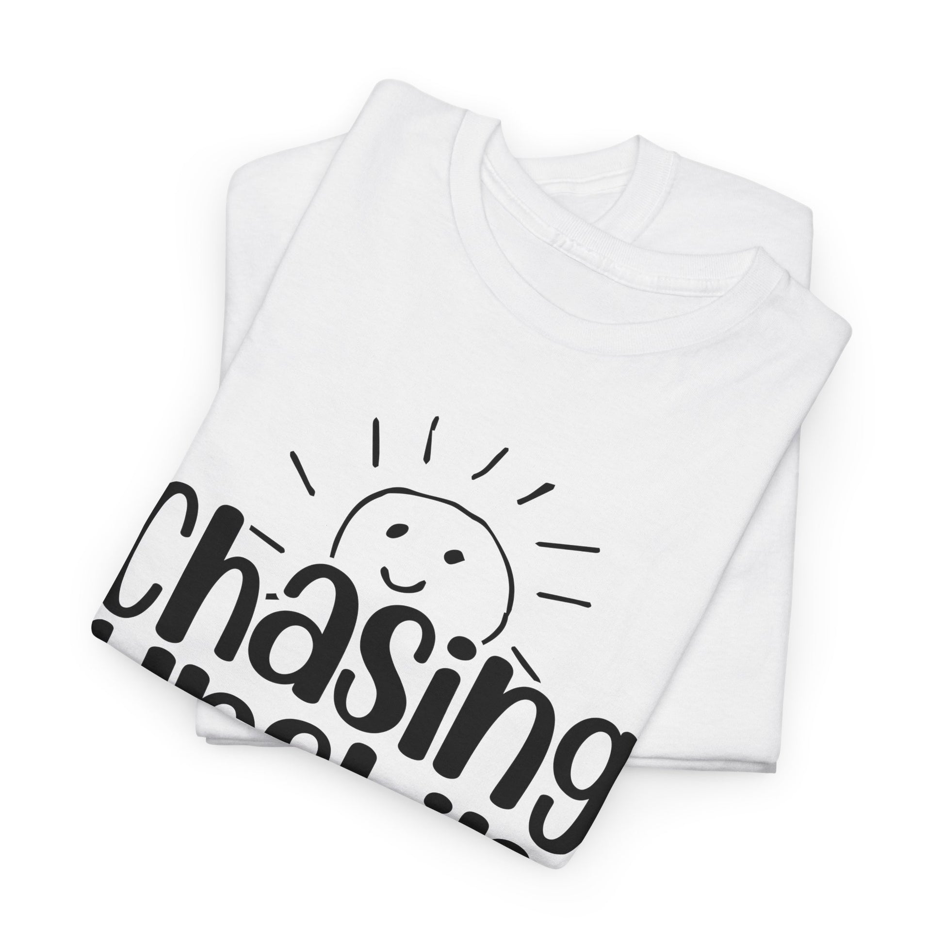 Chasing Susnhine, Summer Unisex Heavy Cotton Tee