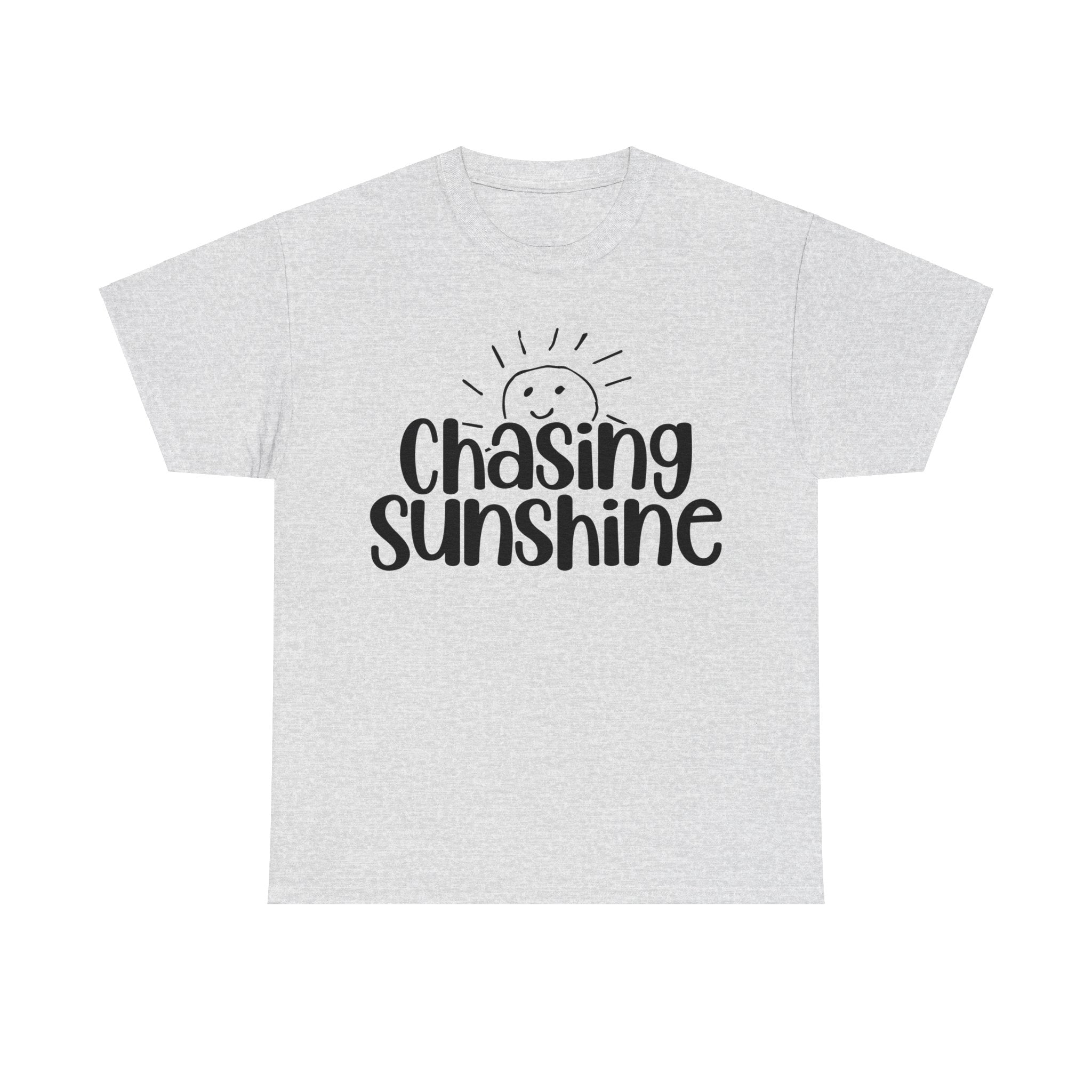 Chasing Susnhine, Summer Unisex Heavy Cotton Tee