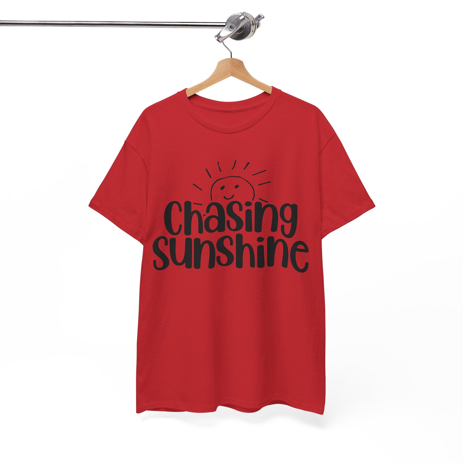 Chasing Susnhine, Summer Unisex Heavy Cotton Tee