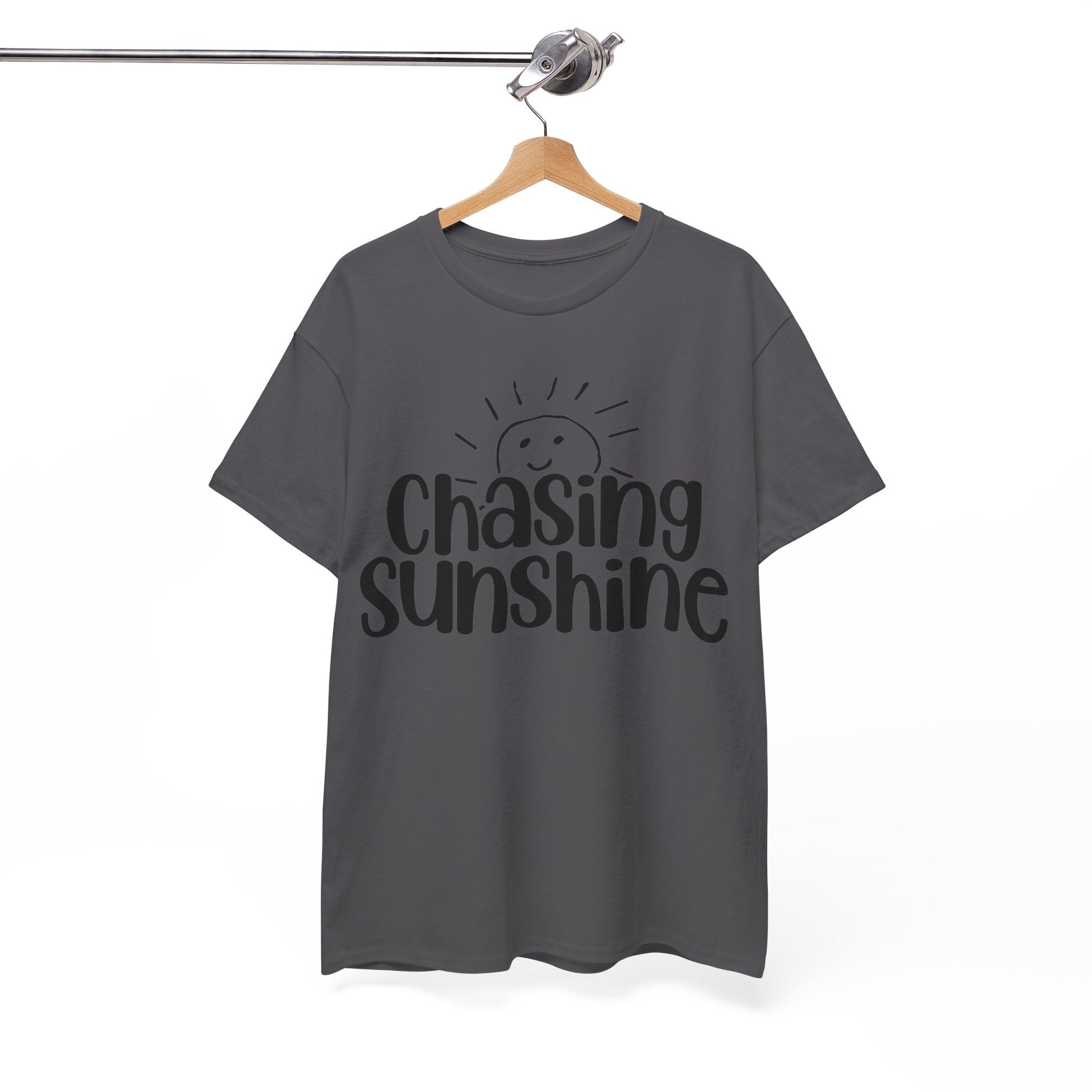 Chasing Susnhine, Summer Unisex Heavy Cotton Tee