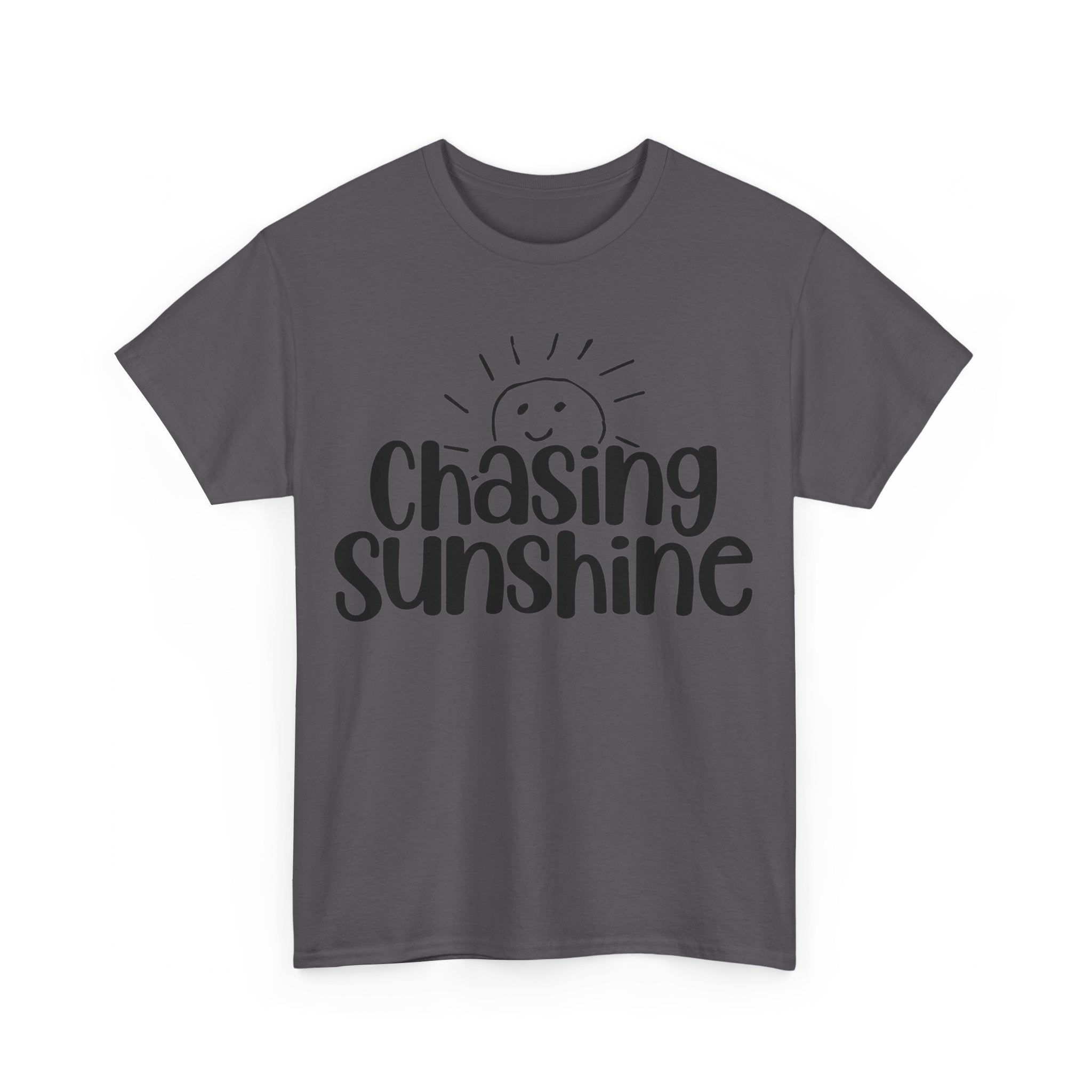 Chasing Susnhine, Summer Unisex Heavy Cotton Tee