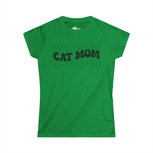 Cat Mom, Cat lover Women's Softstyle Tee