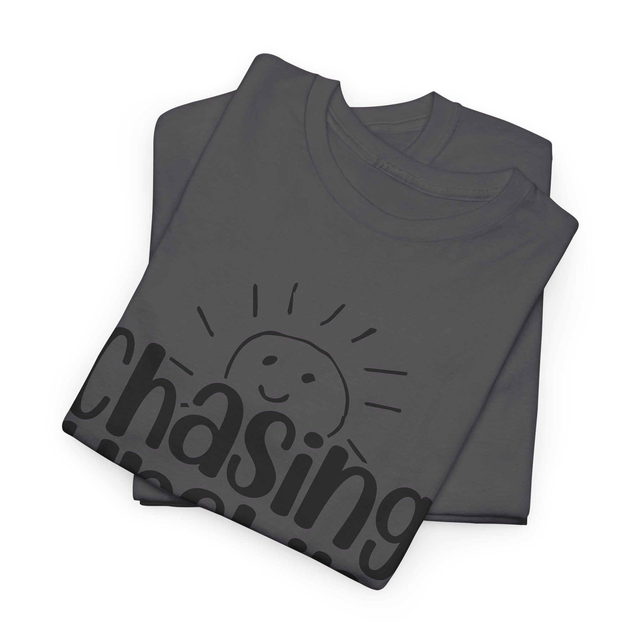 Chasing Susnhine, Summer Unisex Heavy Cotton Tee