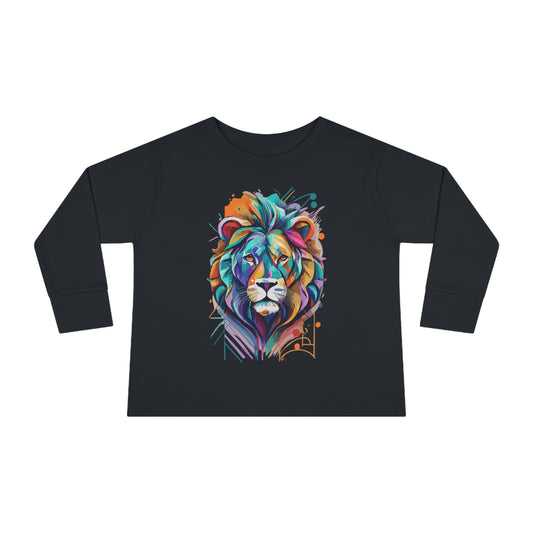 Tiger Face Toddler Long Sleeve Tee