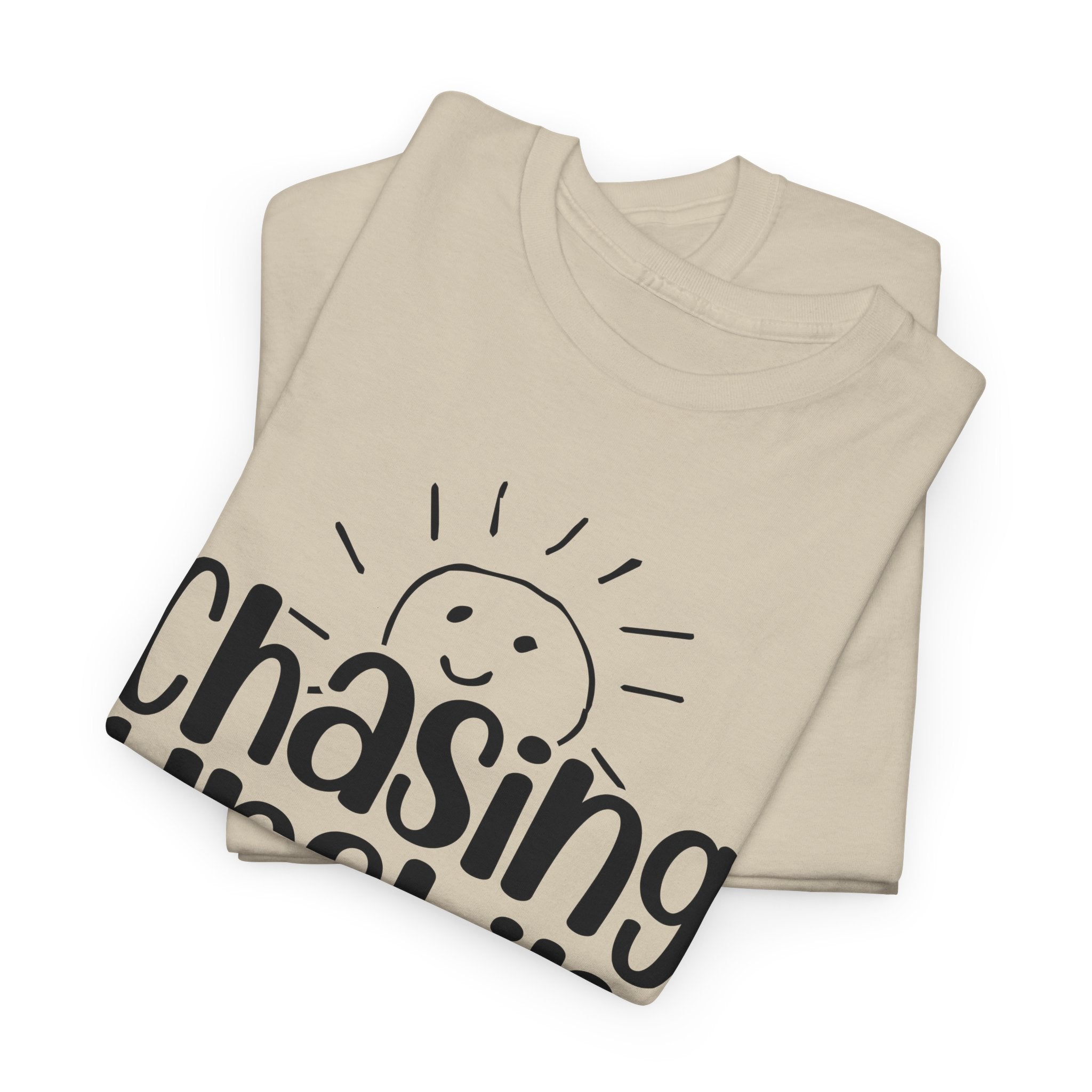 Chasing Susnhine, Summer Unisex Heavy Cotton Tee