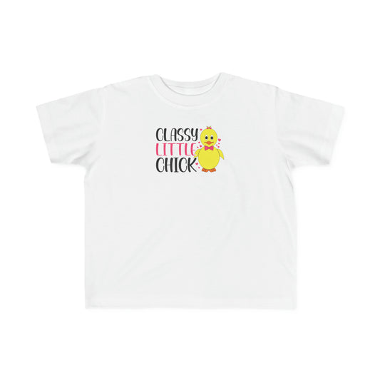 Classy little chick, Easter Toddler's Fine Jersey Tee