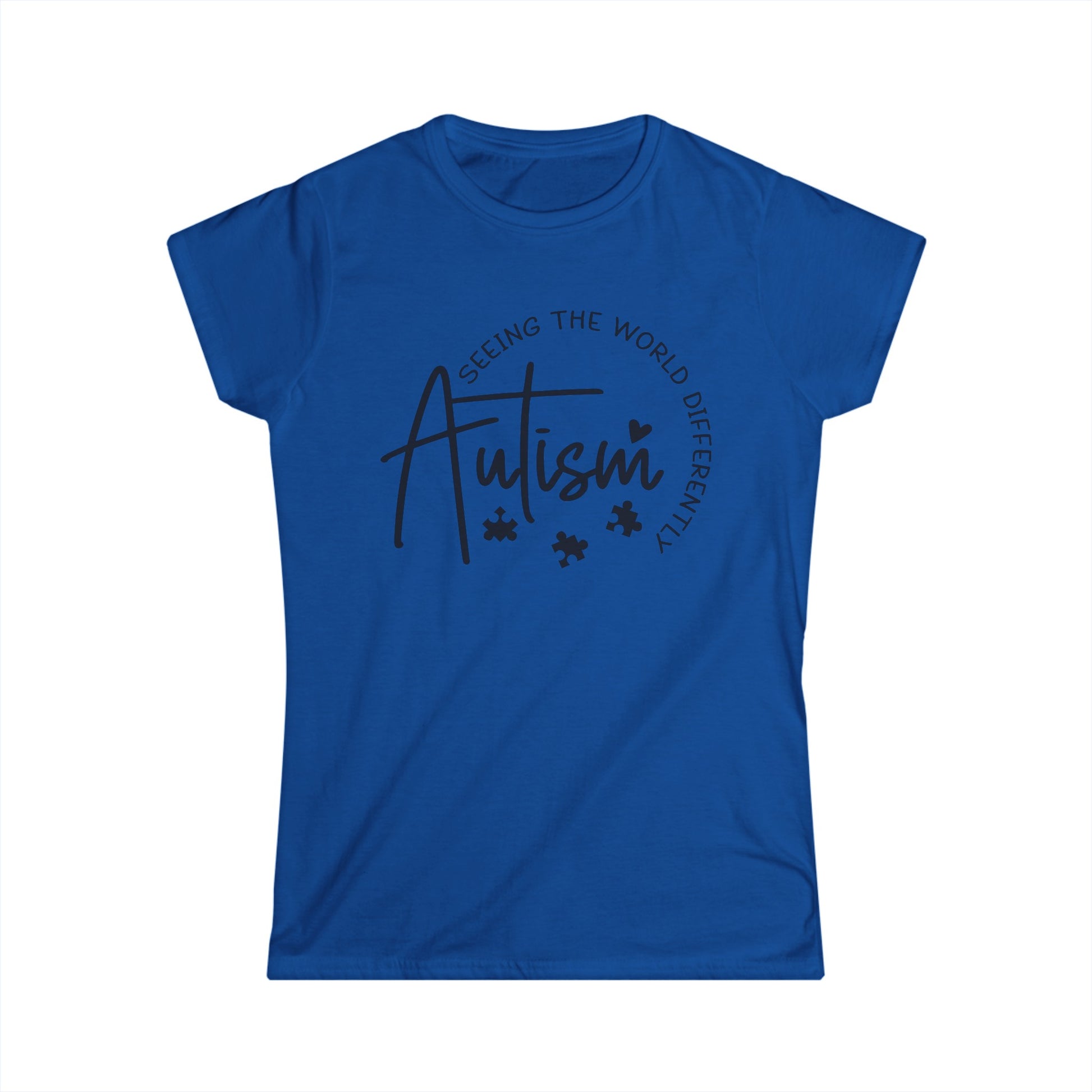 Autism support t-shirt, Women's Softstyle Tee