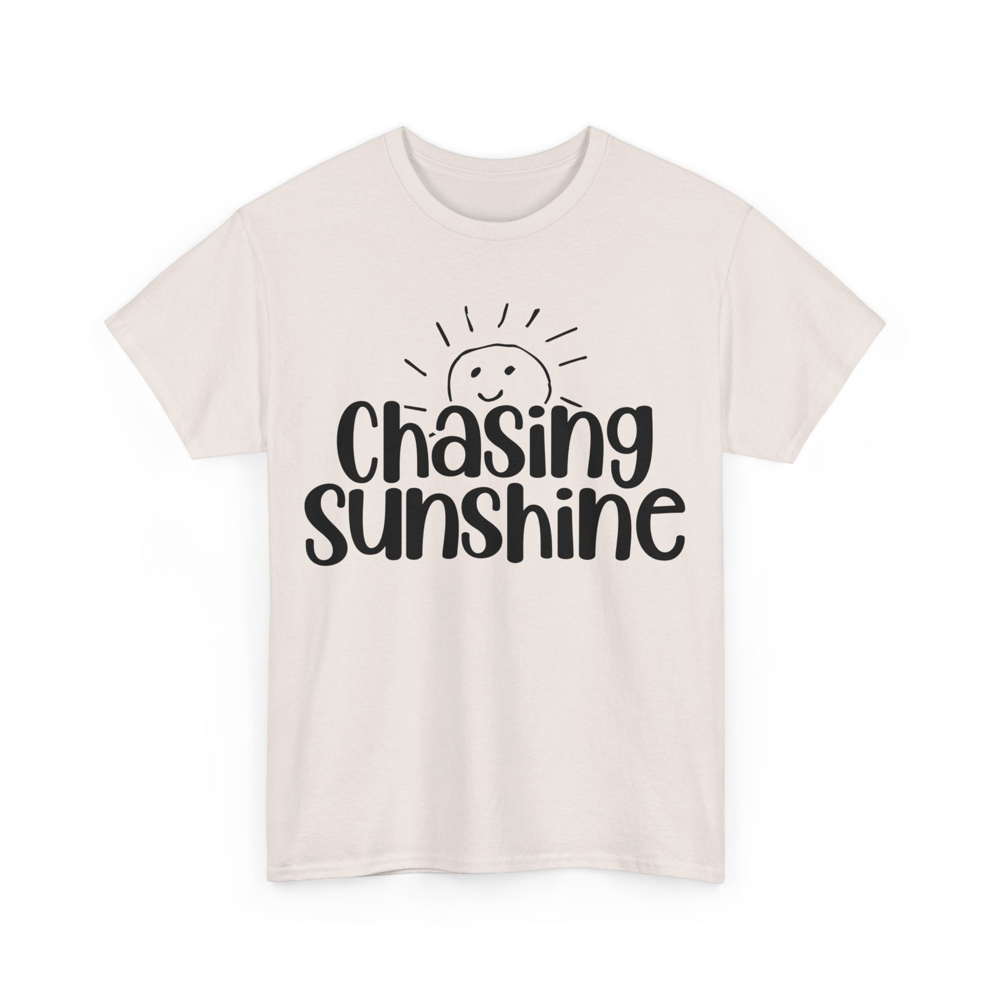 Chasing Susnhine, Summer Unisex Heavy Cotton Tee