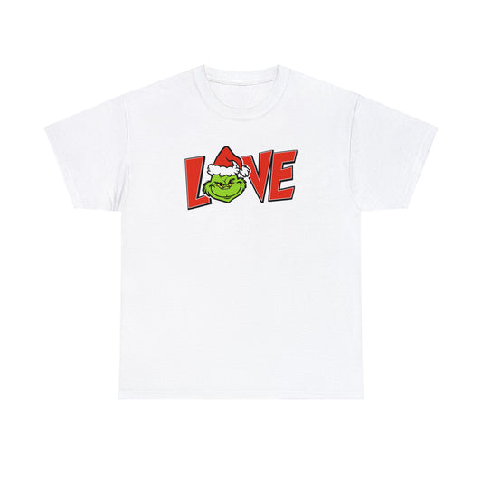 Love Grinches Christmas Unisex Heavy Cotton Tee