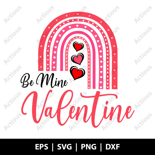 Be Mine Valentine Svg, Valentine's Day Outfit Svg