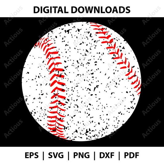 Baseball Svg, Baseball clipart svg, baseball vector, Digital file for Cut file, Cricut & Silhouette