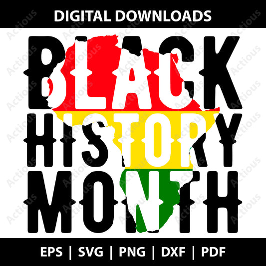 Black History Month Svg, Digital file for Cut file, Cricut & Silhouette