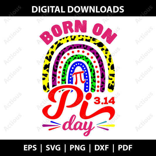 Born on Pi day Svg