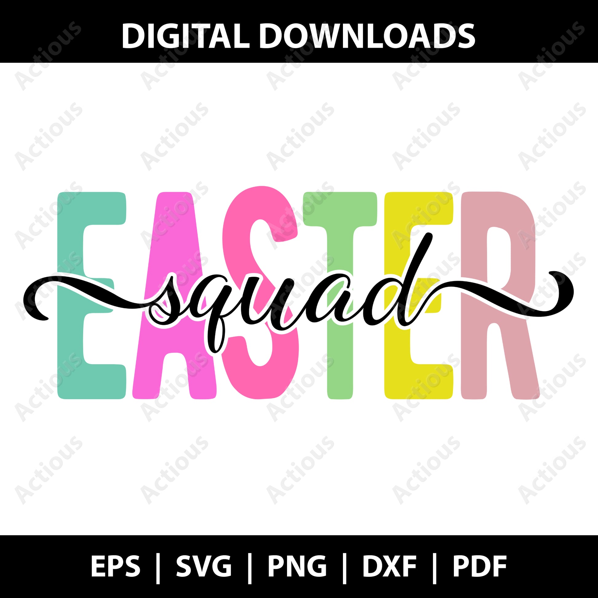 Easter Squad Svg, Easter Svg