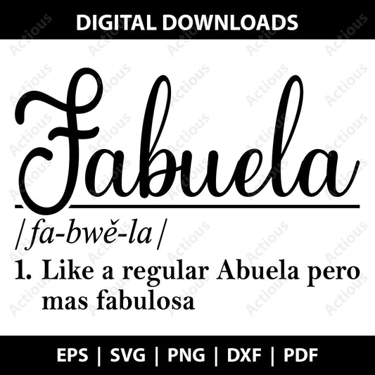 Fabuela Svg - Actious