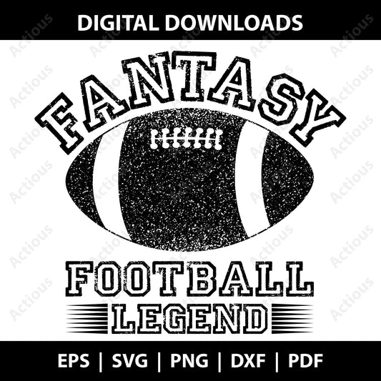 Fantasy Football Svg, Football Player Svg, Digital file for Cut file, Cricut & Silhouette