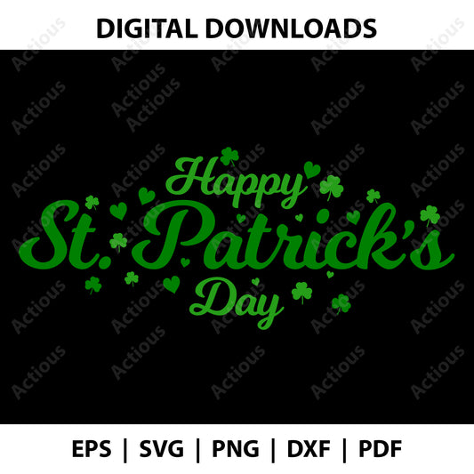 Happy St. Patricks day Svg, Irish Svg, Digital file for Cut file, Cricut & Silhouette