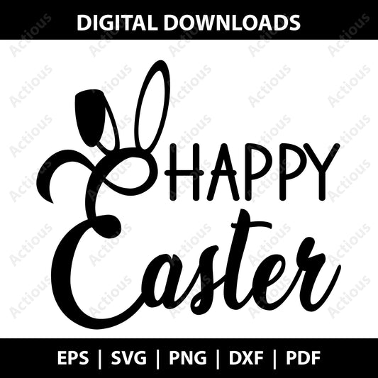 Happy Easter Svg