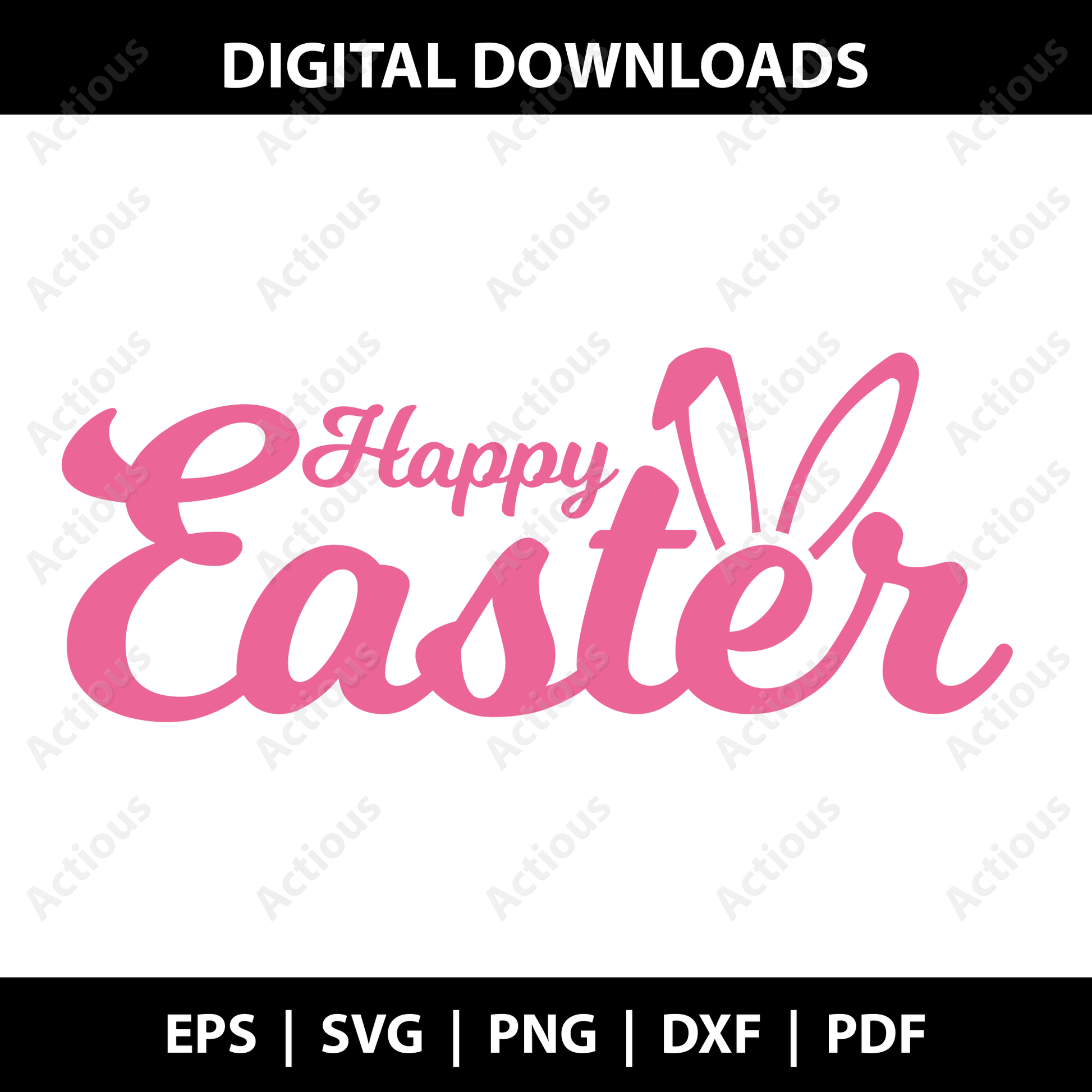 Happy Easter Svg