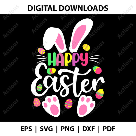 Happy Easter Svg