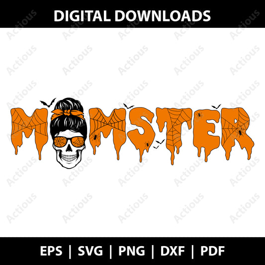 Momster Svg, Halloween svg