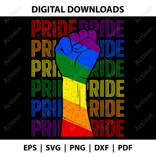 Pride SVG, LGBTQ+ svg, Pride month svg, Digital file for Cut file, Cricut & Silhouette