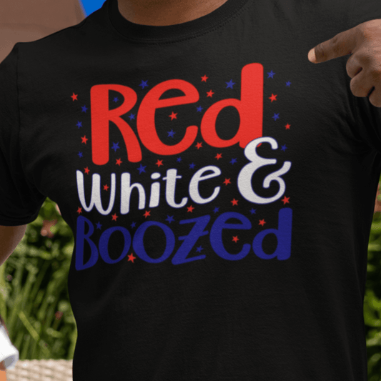 Red white and Boozed Svg, 4th of July Svg