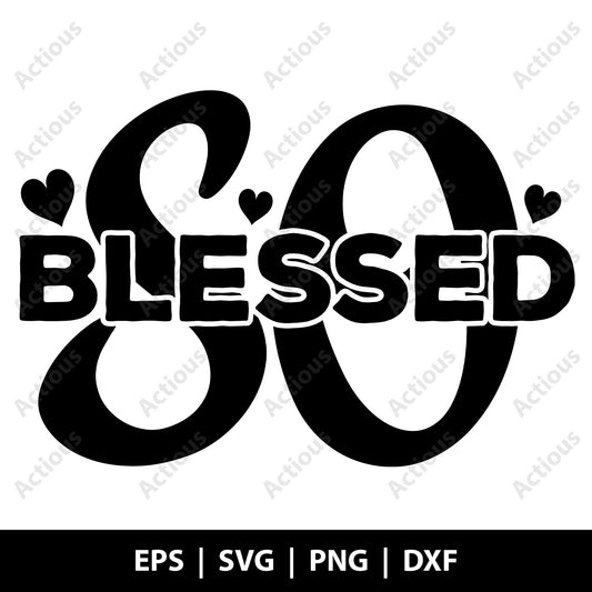 So Blessed Svg, Christian svg, easter svg file