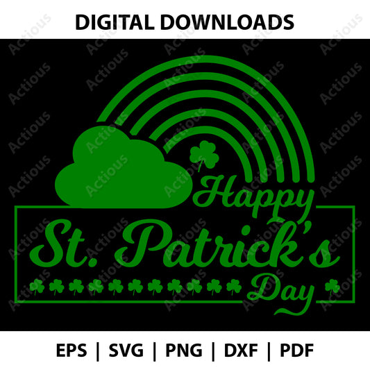 Happy St. Patricks day Svg, Irish Svg, Digital file for Cut file, Cricut & Silhouette