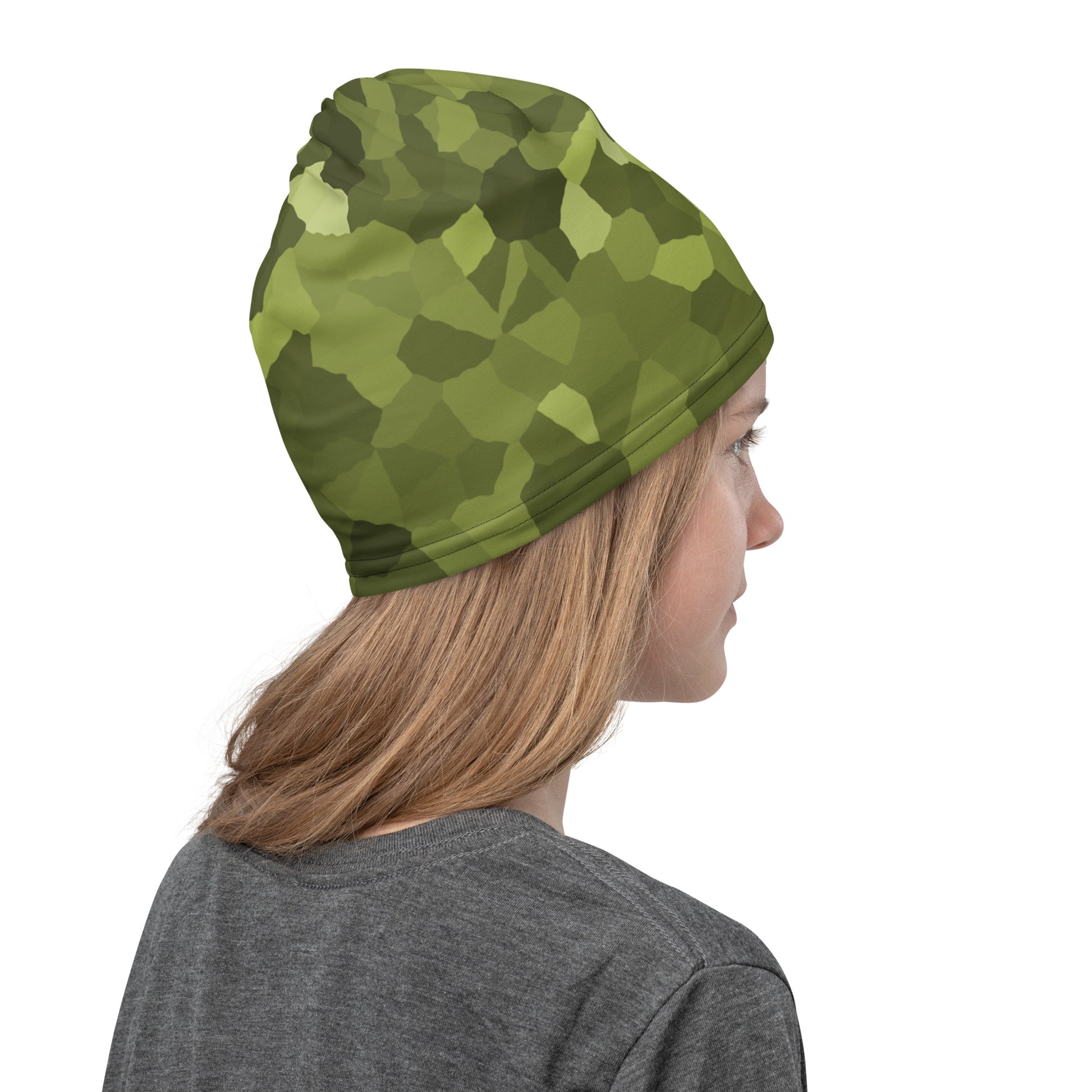 Green Camouflage Men's Rash Guard Neck Gaiter - Actious